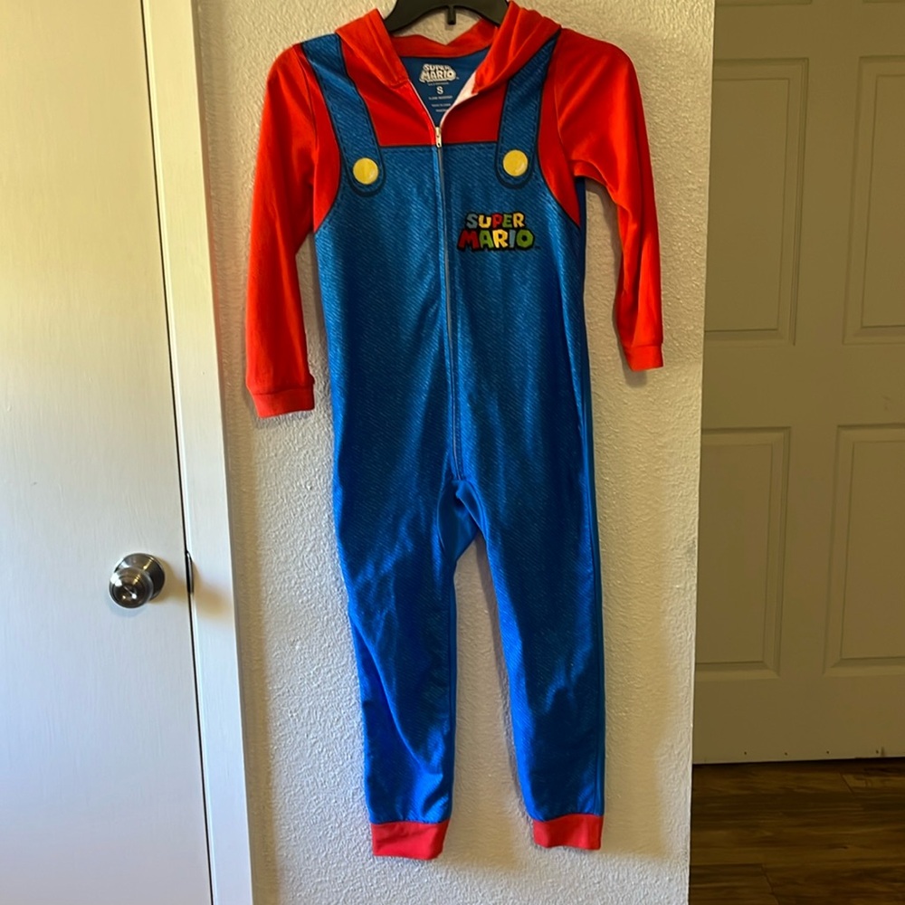 Super Mario Kids Fleece Jumpsuit.